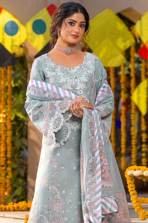 5921-DEW Motifs EMBROIDERED LAWN UNSTITCHED
