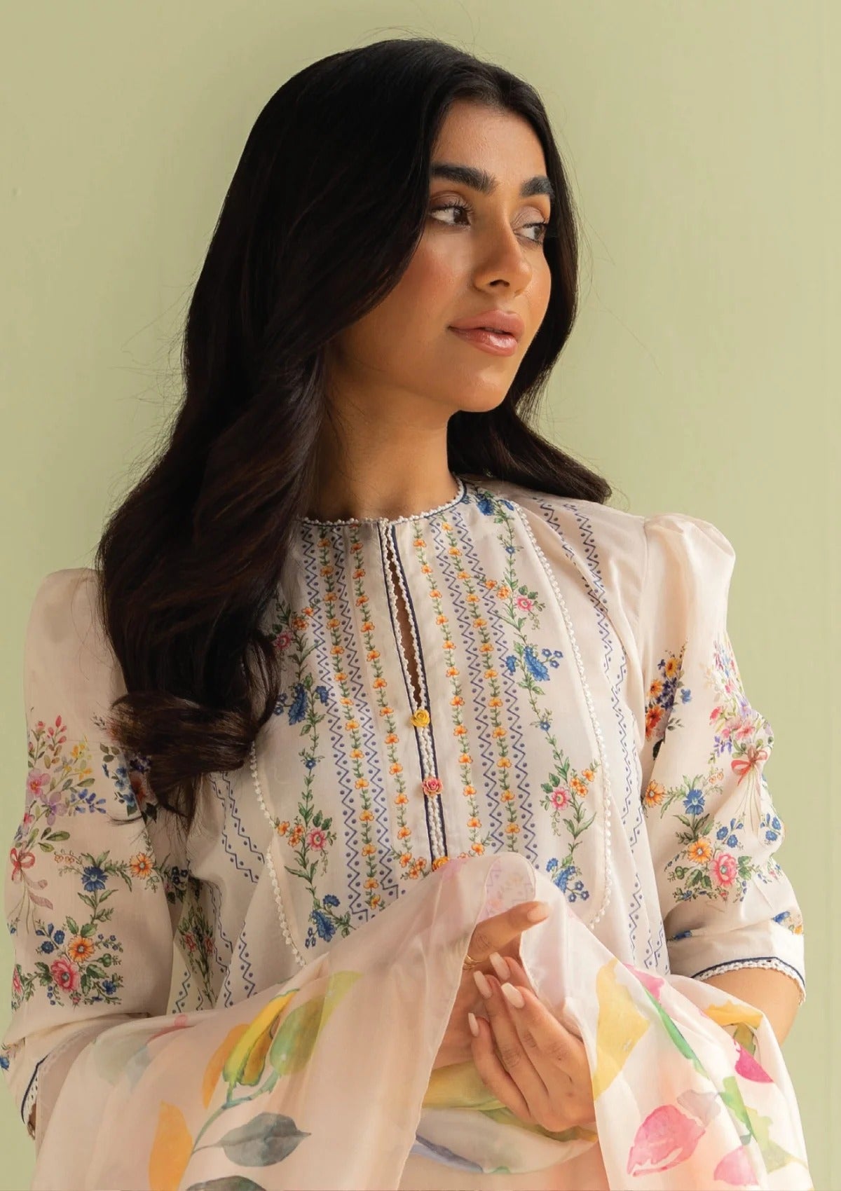 Pareesa Premium Lawn 3PC  Unstitched