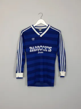 1985/86 SCHALKE L/S HOME SHIRT (S) ADIDAS