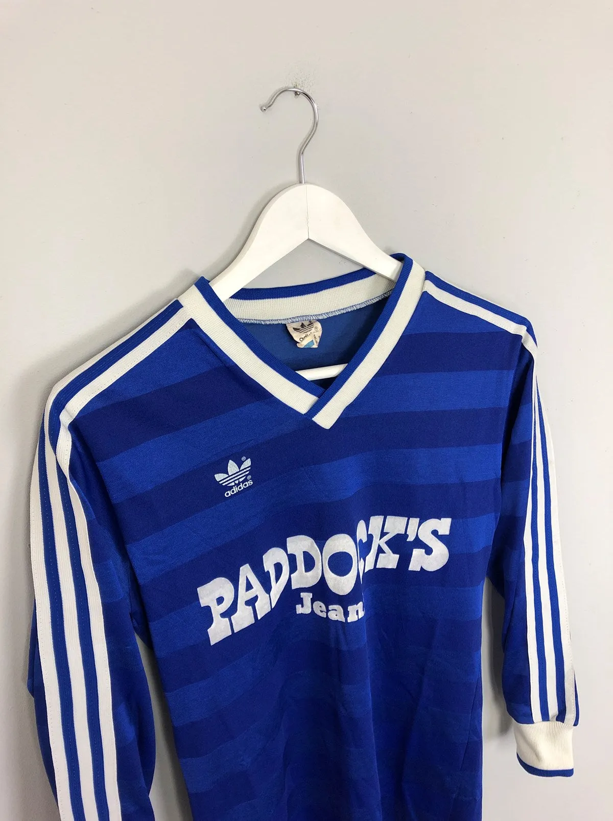 1985/86 SCHALKE L/S HOME SHIRT (S) ADIDAS