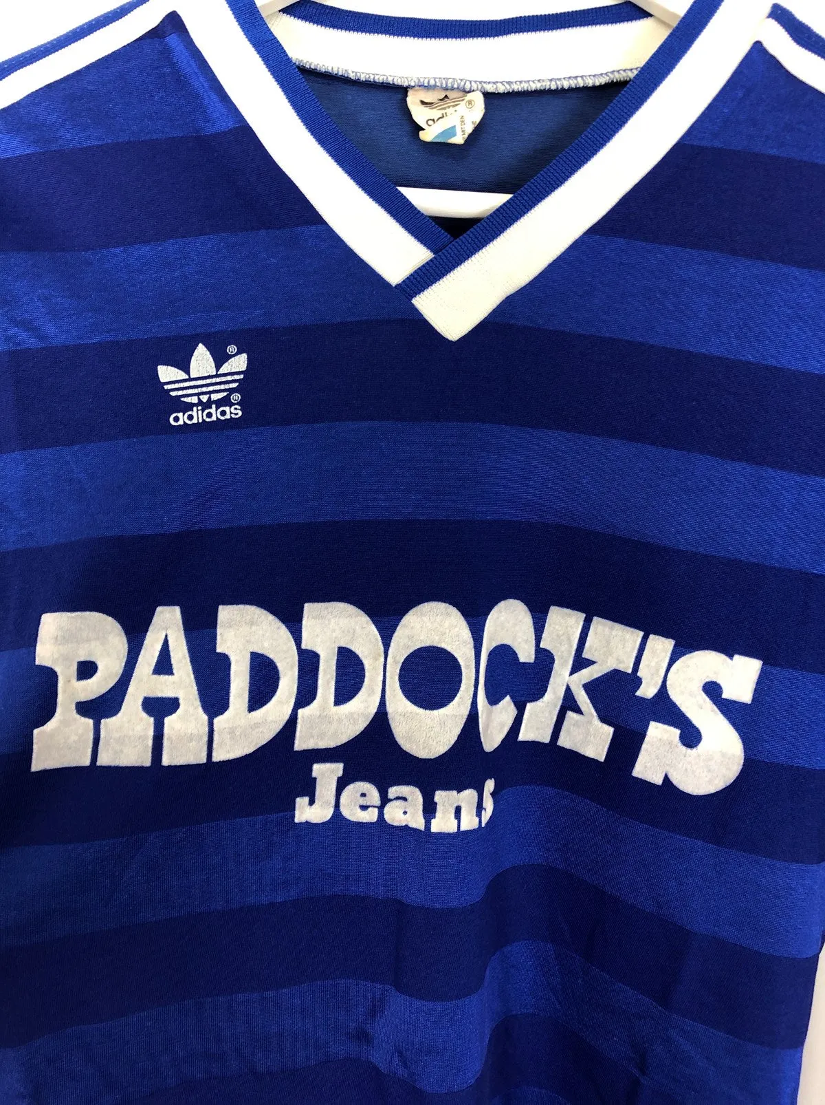 1985/86 SCHALKE L/S HOME SHIRT (S) ADIDAS