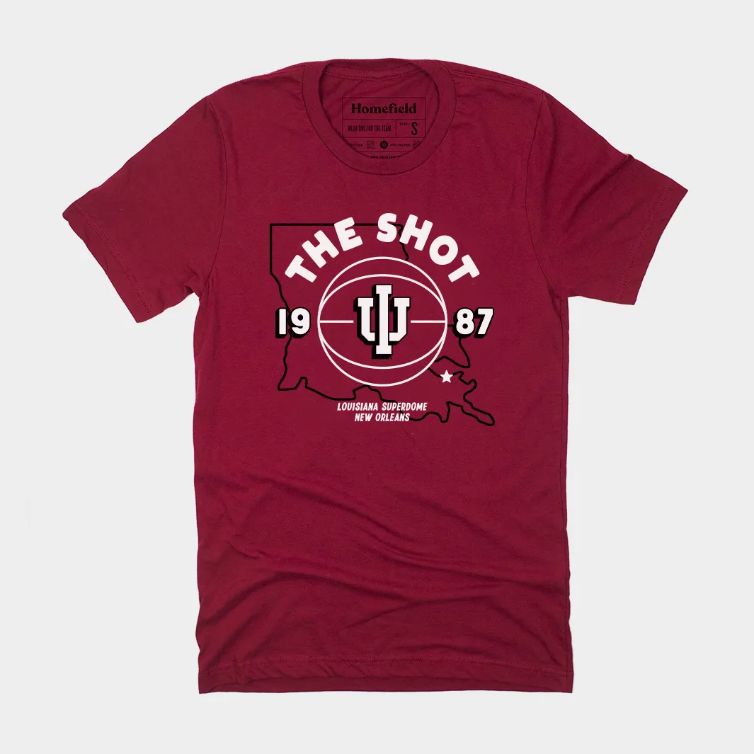 1987 Vintage IU Basketball National Champs Tee