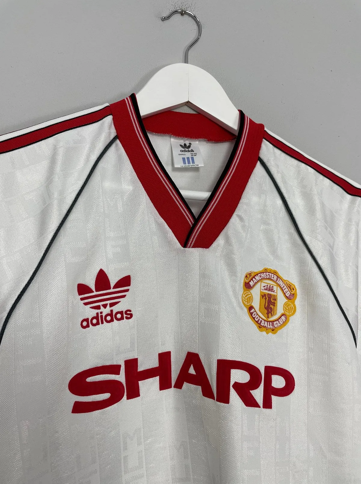 1988/90 MANCHESTER UNITED AWAY SHIRT (S) ADIDAS