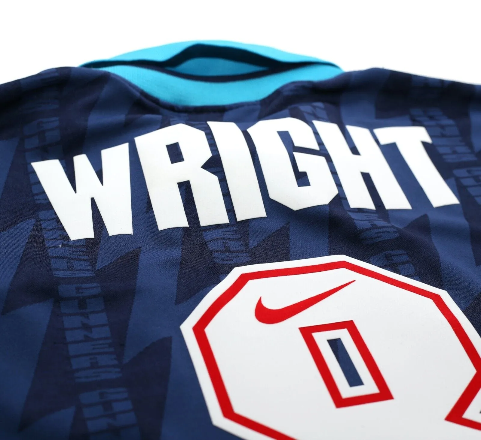 1994/95 WRIGHT #8 Arsenal Vintage Nike Away Football Shirt (L)