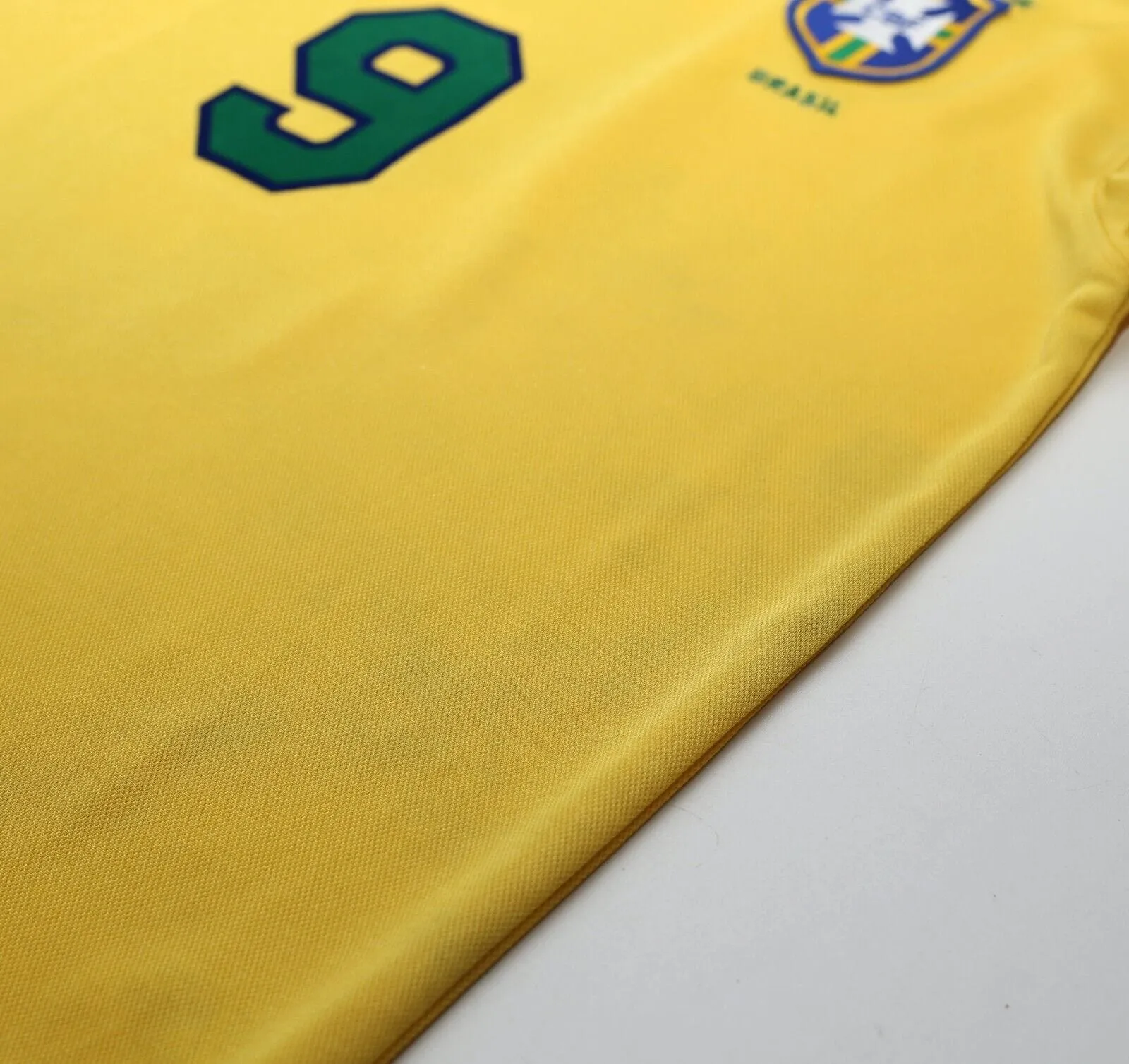 1997/98 RONALDO #9 Brazil Vintage Nike Home Football Shirt (S) Le Tournoi