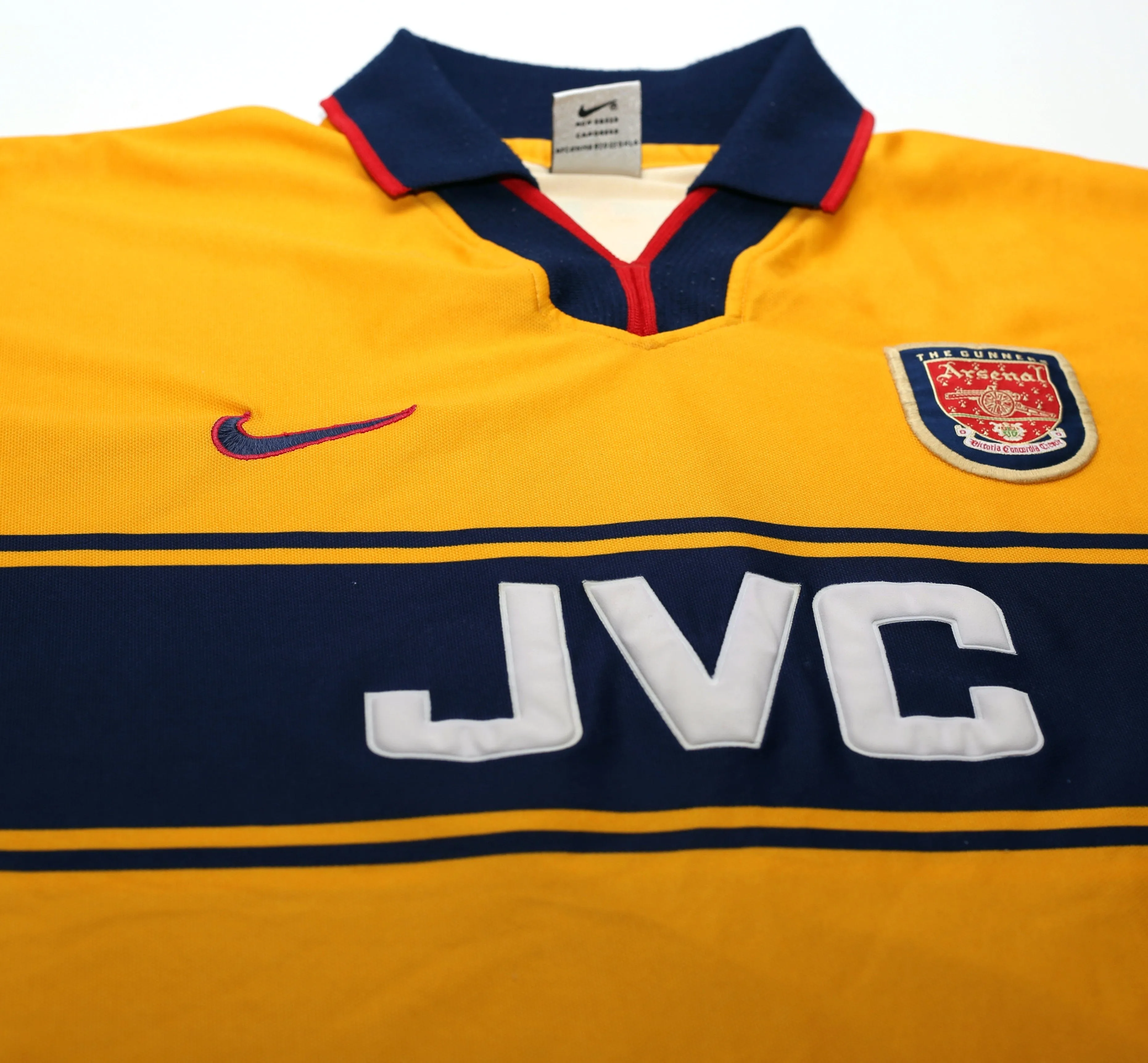 1997/99 ANELKA #9 Arsenal Nike Away Football Shirt (L)