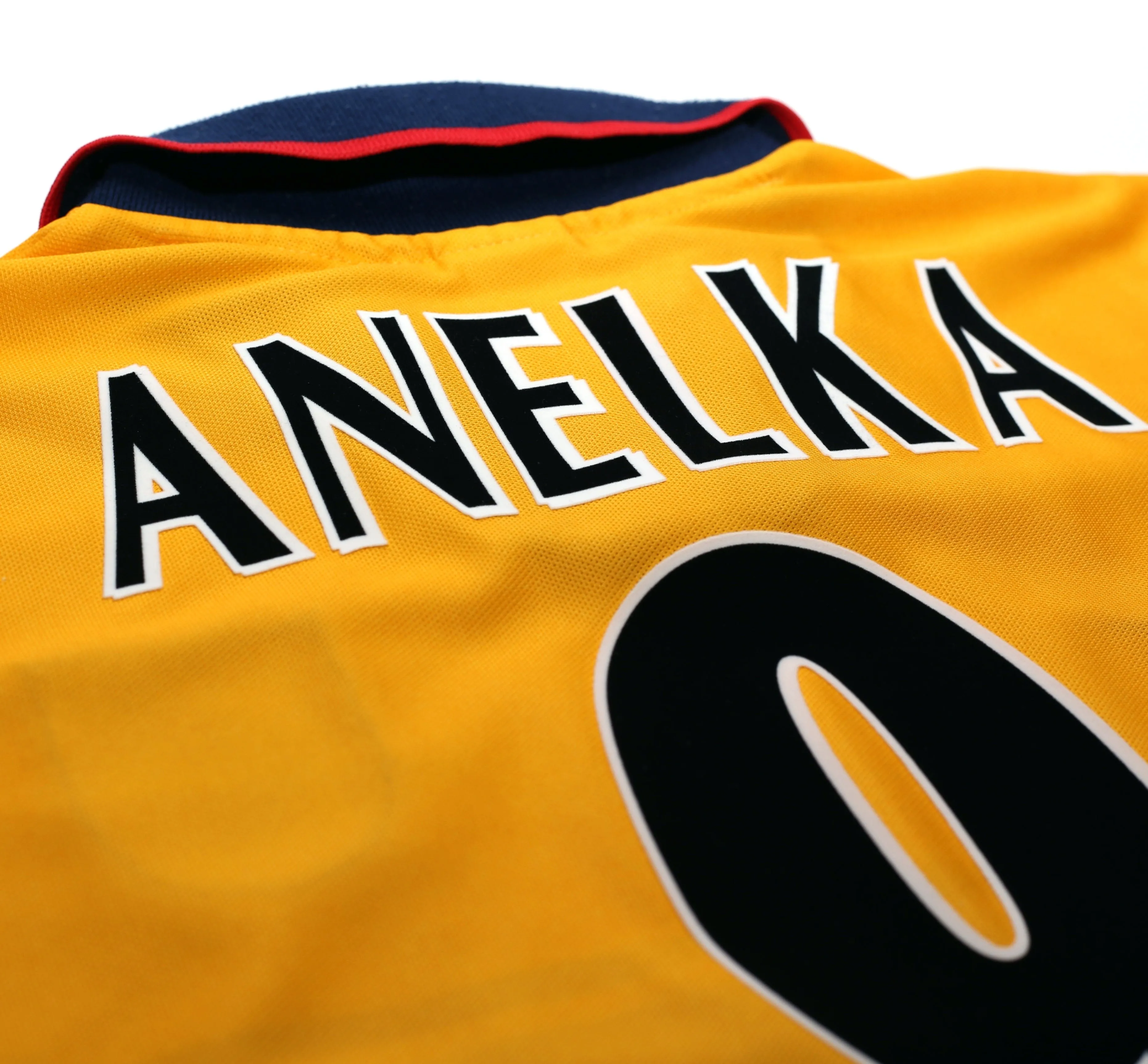 1997/99 ANELKA #9 Arsenal Nike Away Football Shirt (L)