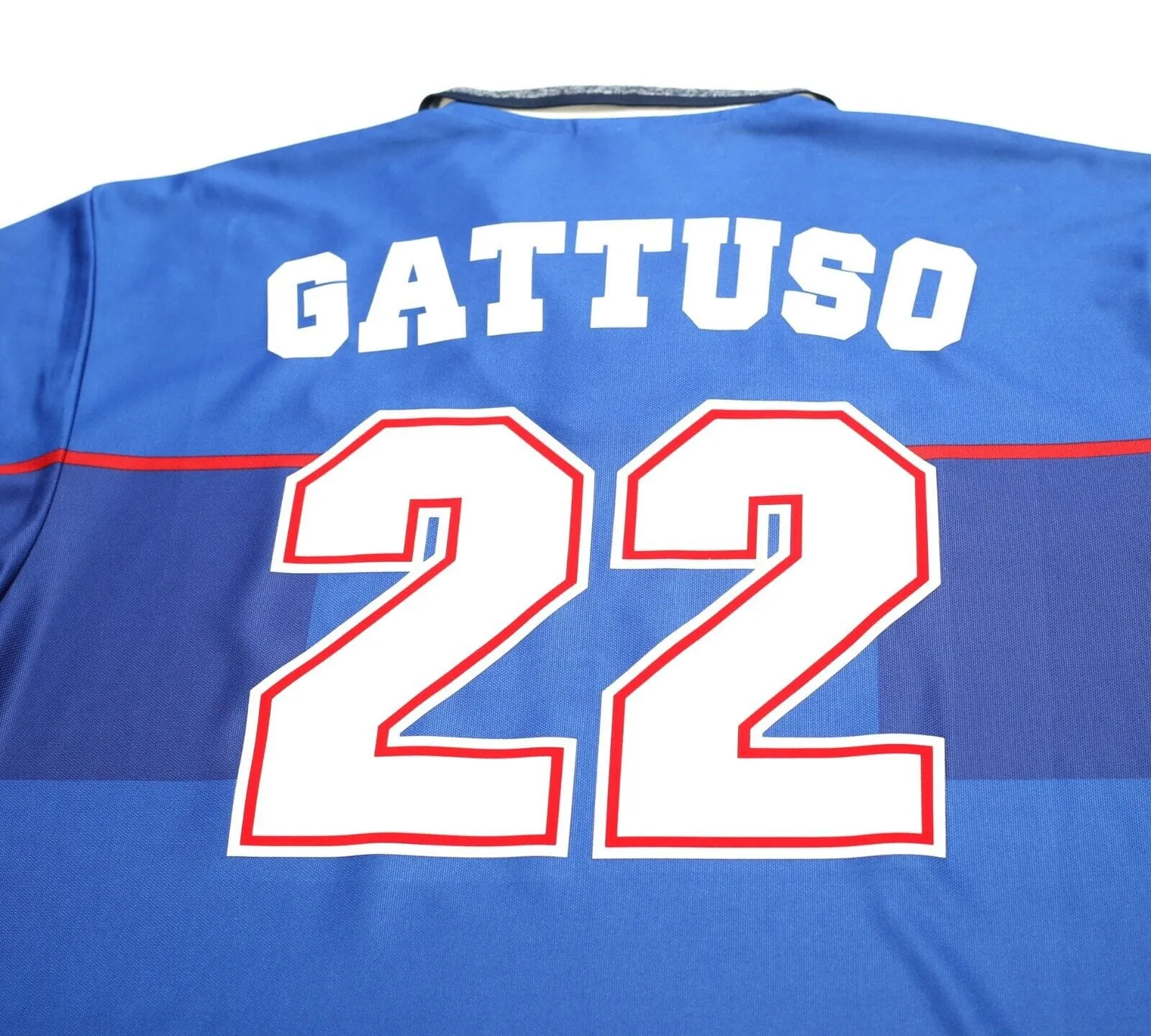 1997/99 GATTUSO #22 Rangers Vintage Nike European Home Football Shirt (XL)