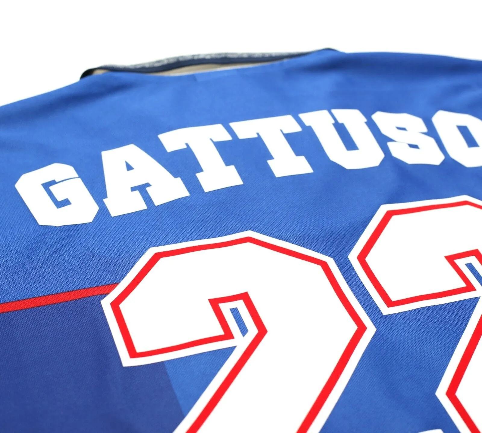 1997/99 GATTUSO #22 Rangers Vintage Nike European Home Football Shirt (XL)