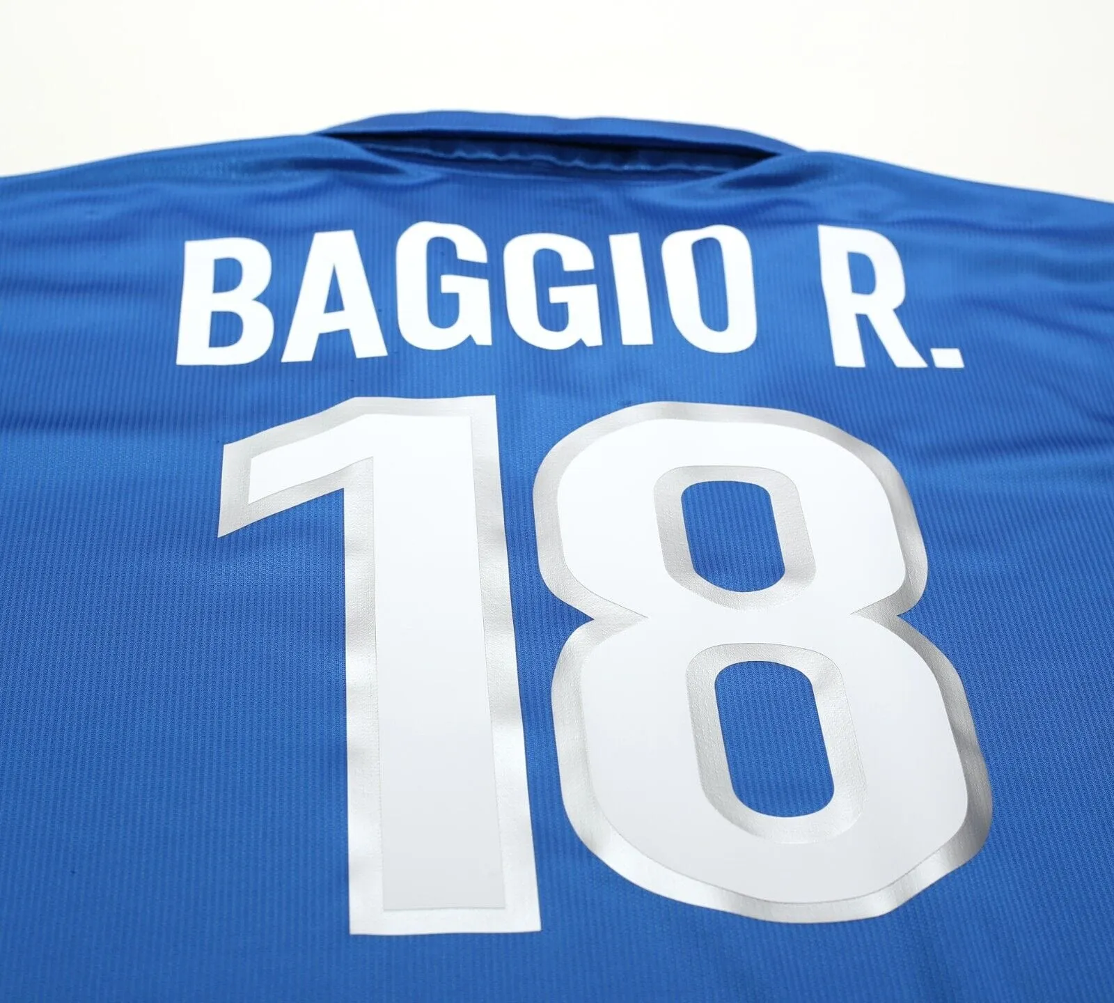 1998/99 BAGGIO .R #18 Italy Vintage Nike Home Football Shirt (XL) WC 98