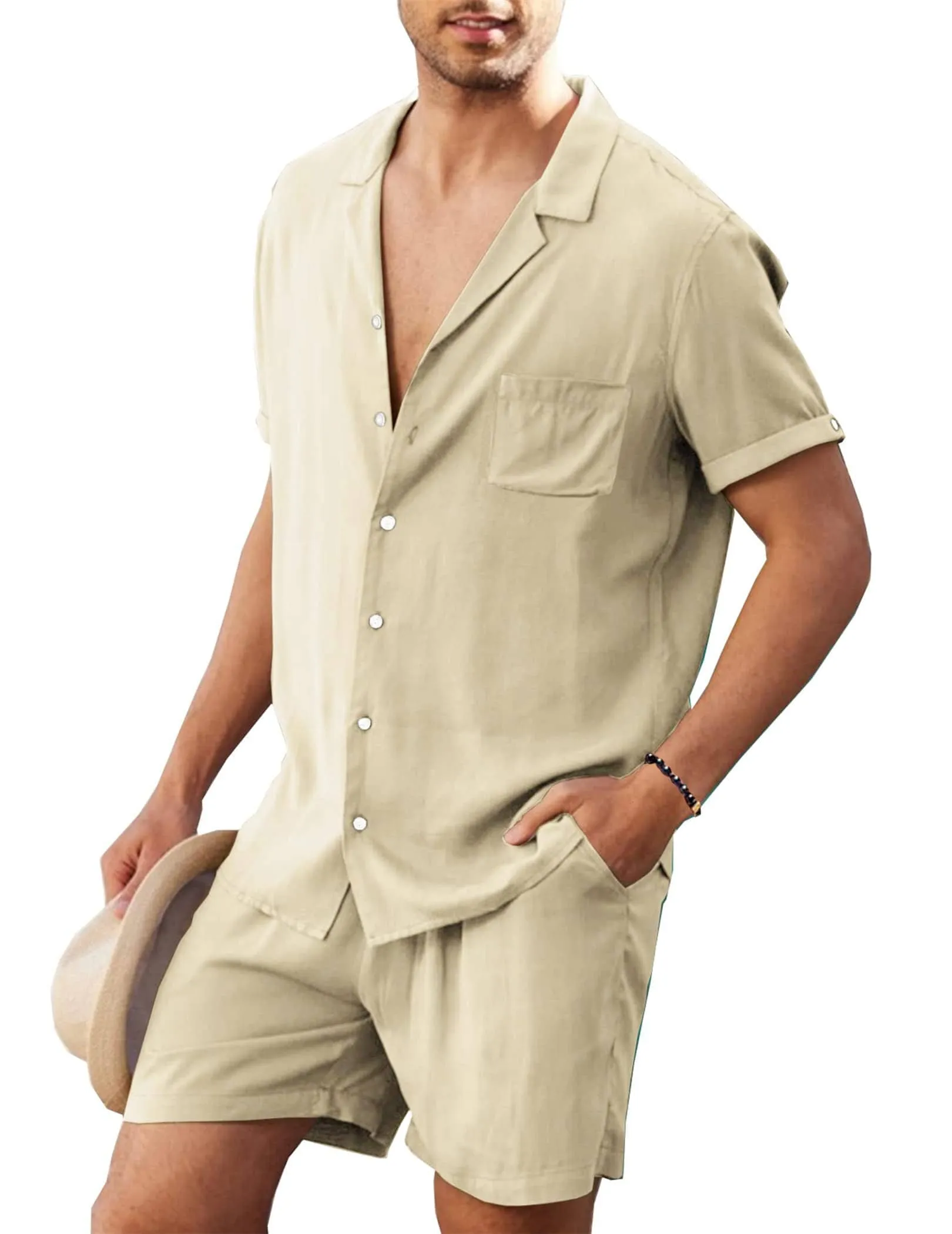 2 Pieces Beach Shirt Set (US Only)