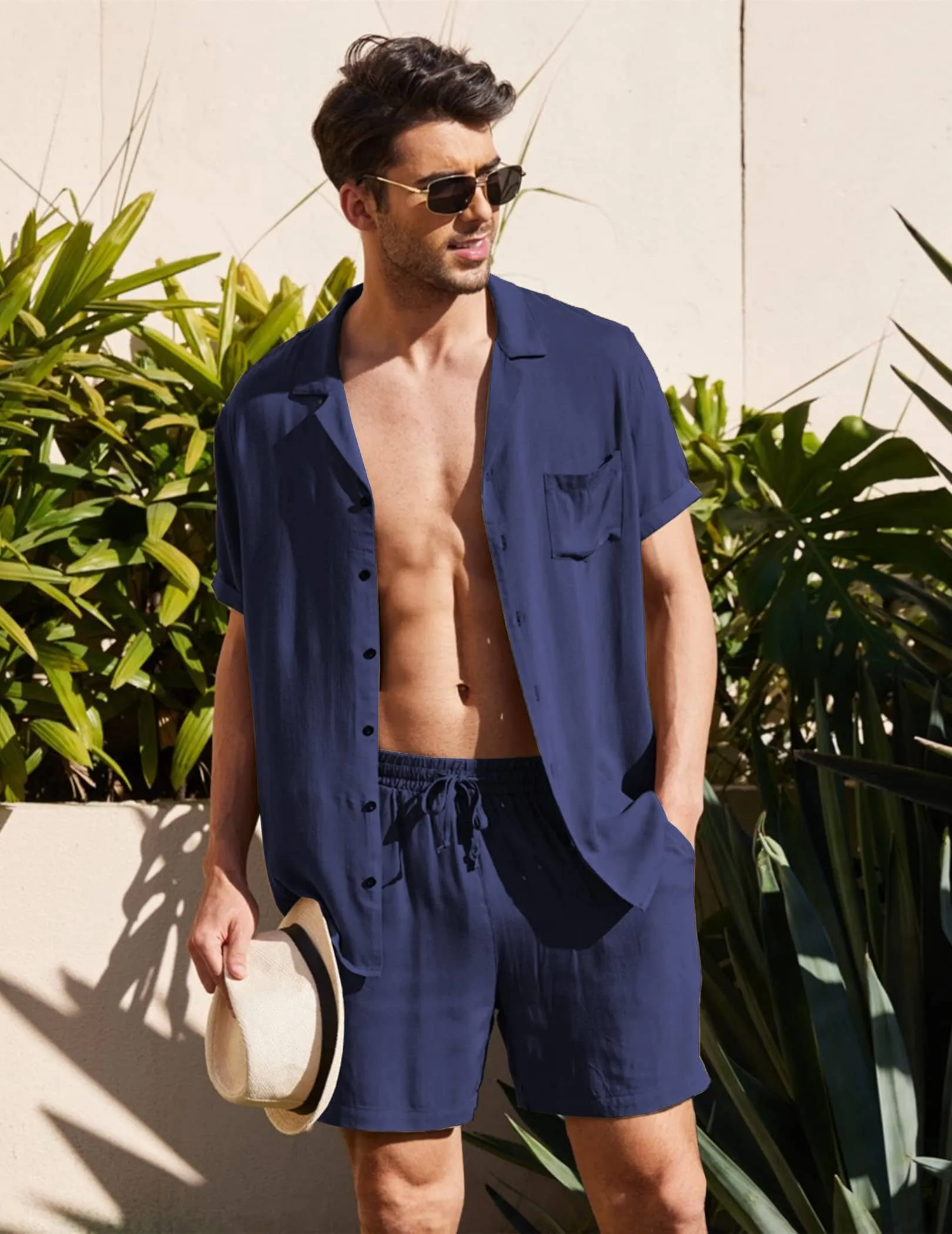 2 Pieces Beach Shirt Set (US Only)