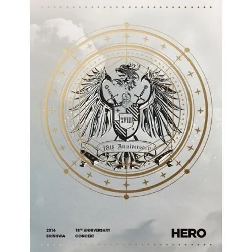 2016 SHINHWA 18TH ANNIVERSARY CONCERT HERO DVD 2DISC 88p Photo Book K-POP SEALED