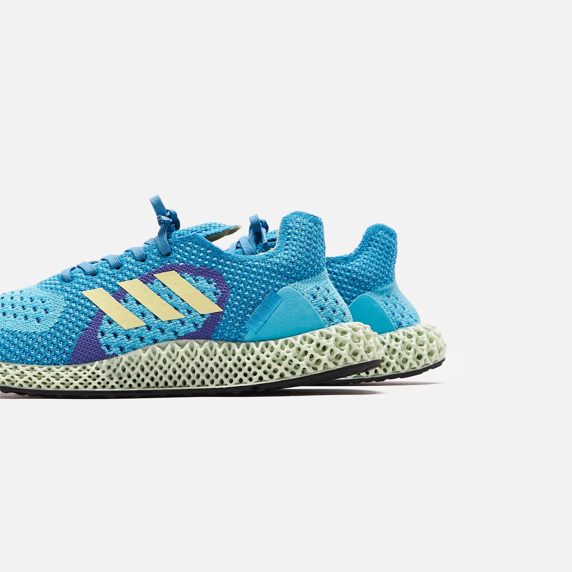 adidas 4D ZX - Carbon Aqua / Yellow Tint / Purple