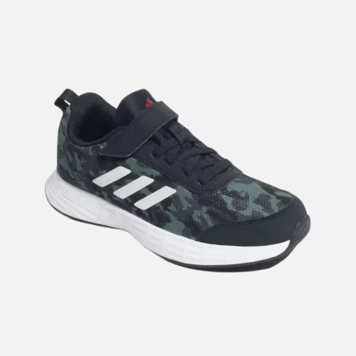 Adidas Essento 2.0 Kids Unisex Shoes (4-16Year)-Core Black/Cloud White/Silver Green