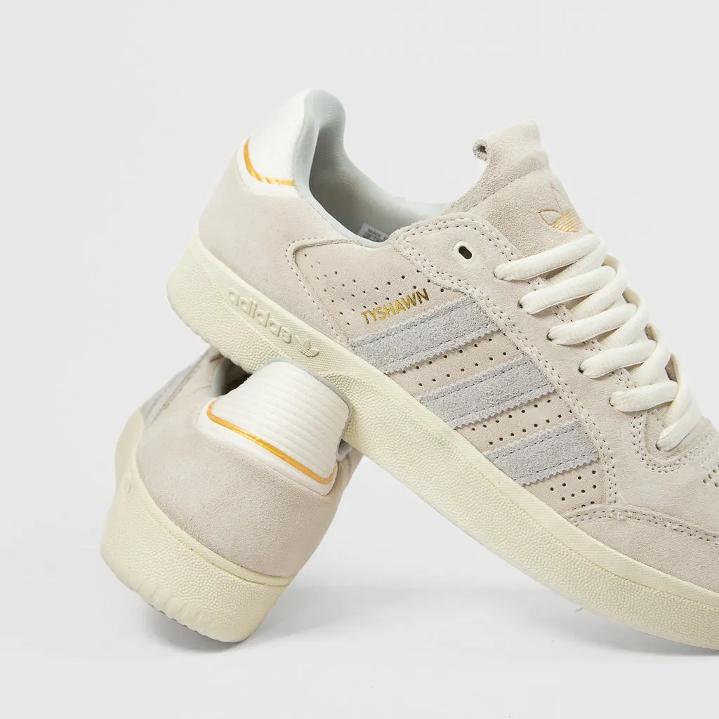 Adidas Skateboarding - Tyshawn Jones Low Pro Shoes - Cloud White / Grey One / Cloud White