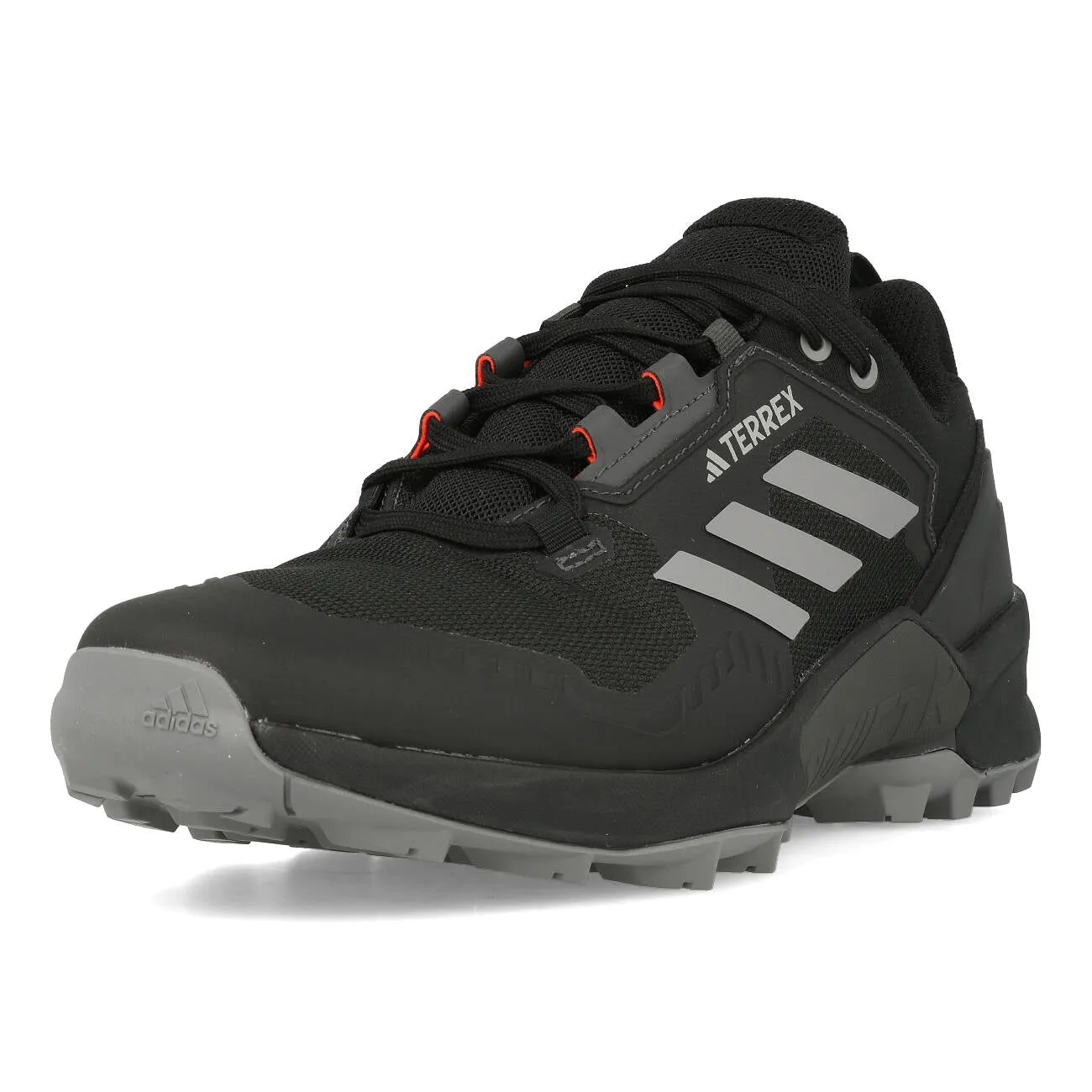 adidas Terrex Swift R3 Herren Black Grey Solar Red