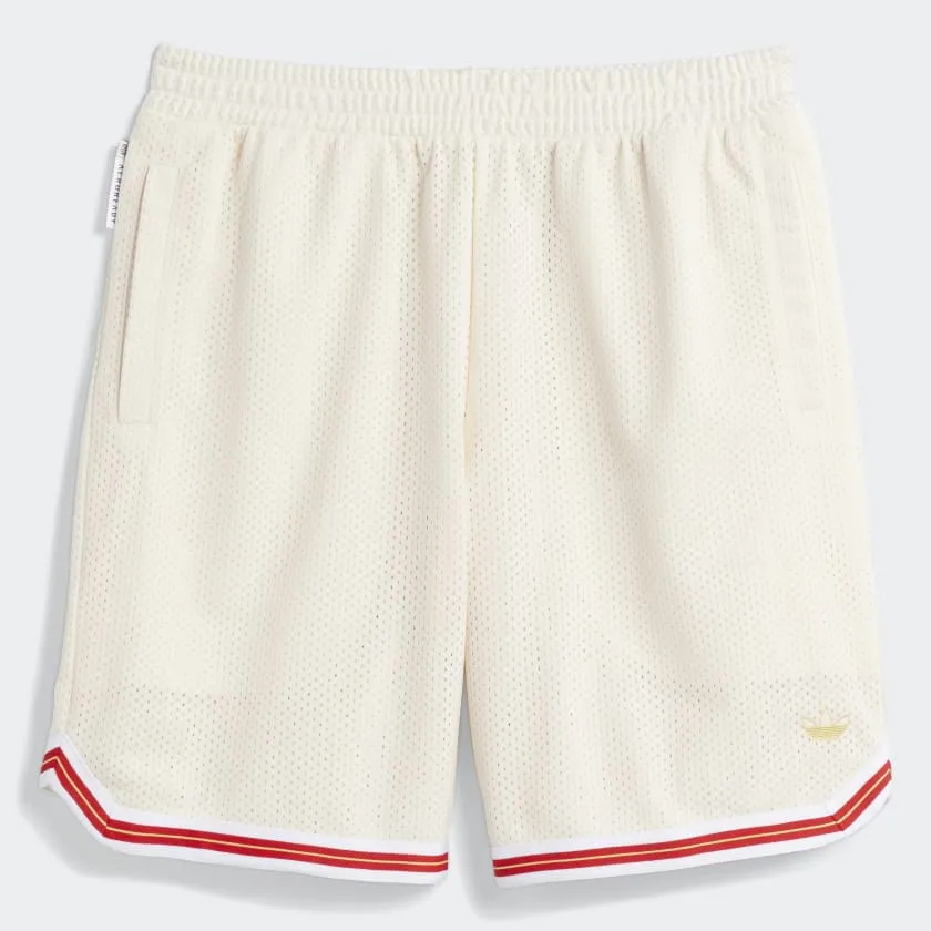 ADIDAS TYSHAWN BASKETBALL SHORTS - WONDER WHITE