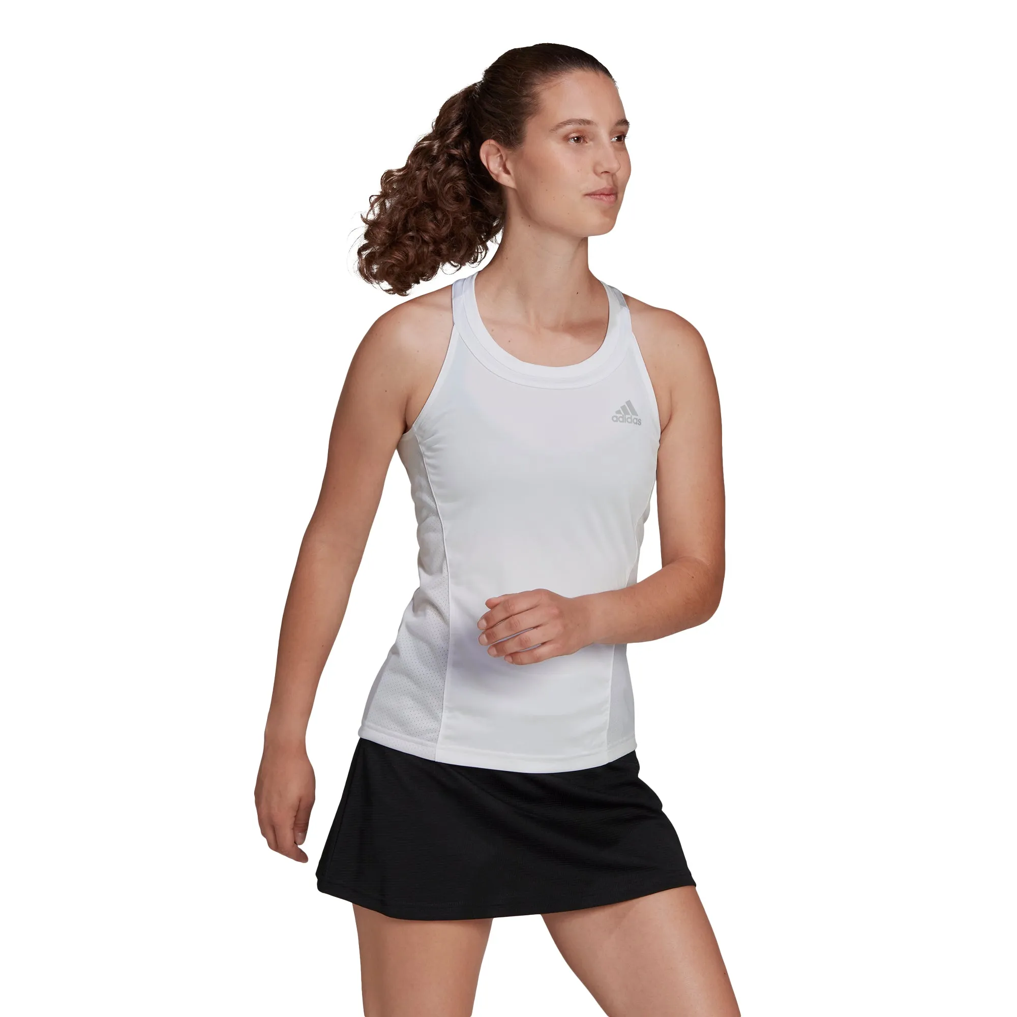 Adidas Womens Club Tennis Tank - White/Grey Two