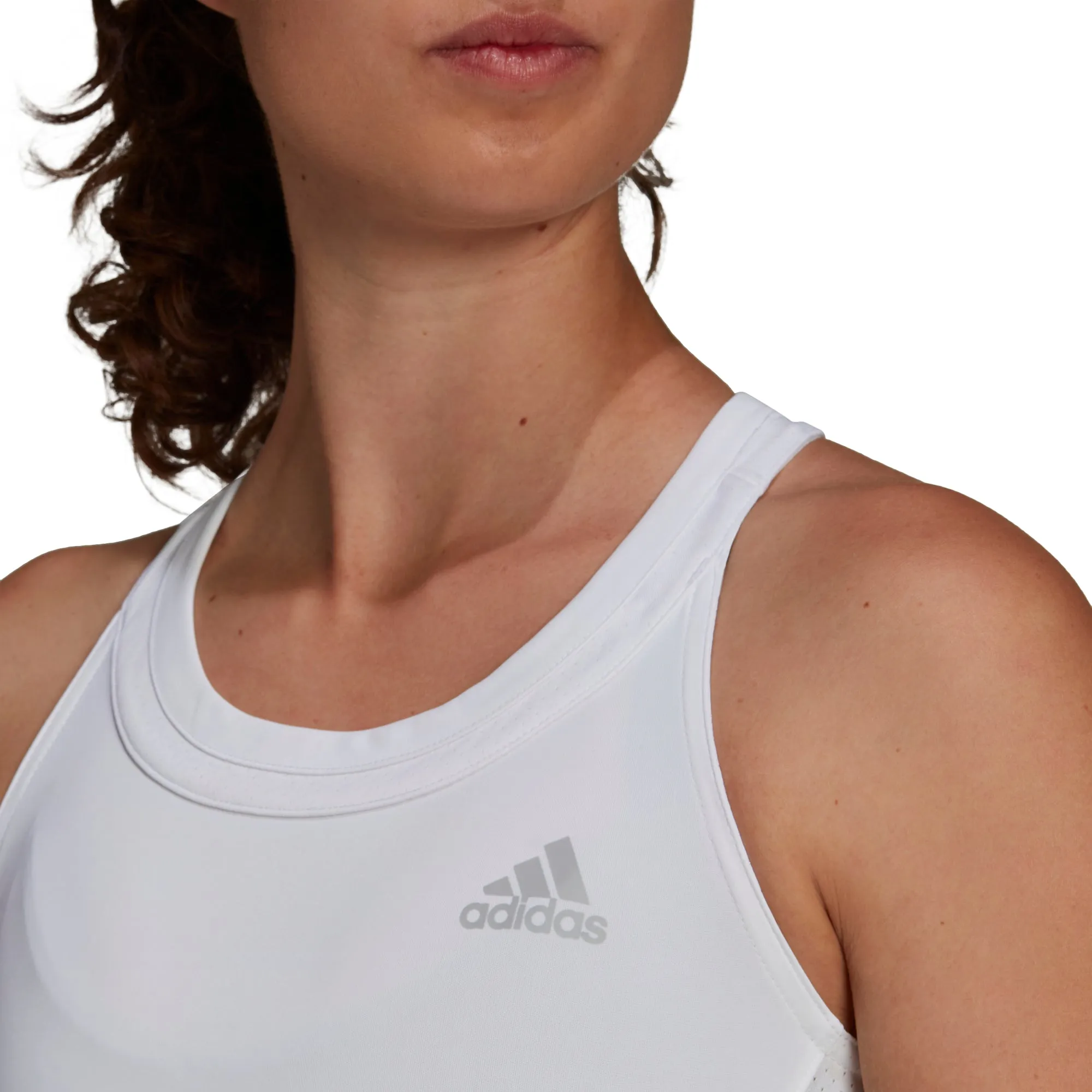 Adidas Womens Club Tennis Tank - White/Grey Two