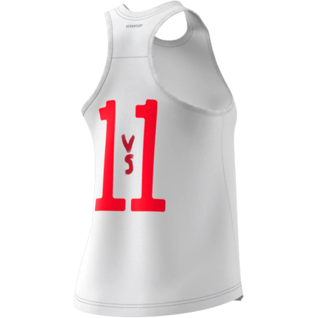 Adidas Womens Graphic Tank - White