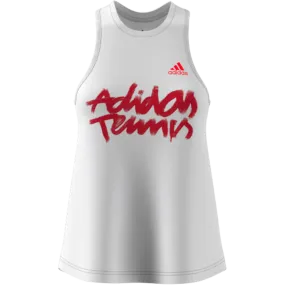 Adidas Womens Graphic Tank - White