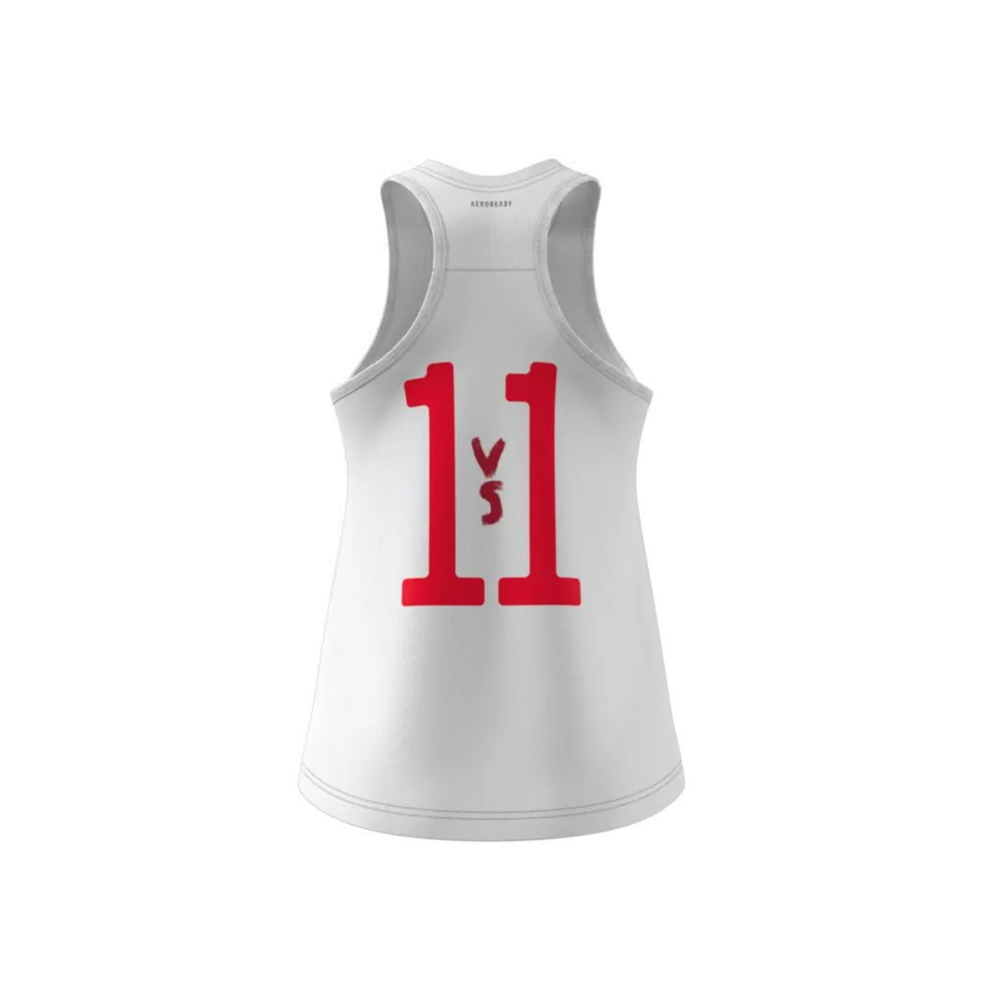 Adidas Womens Graphic Tank - White