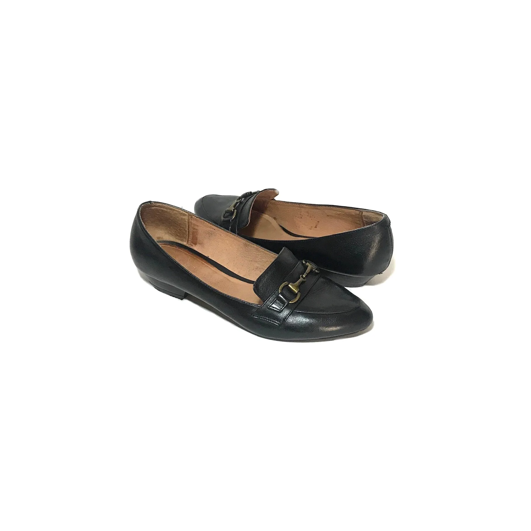 Aldo Black Pointed Loafers | Pre Loved |