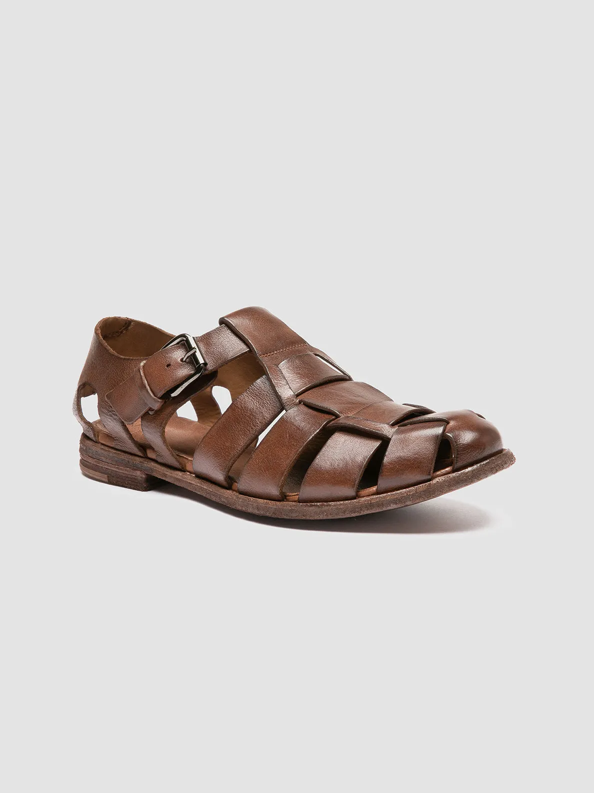 ARCHIVE 521 - Brown Leather Sandals