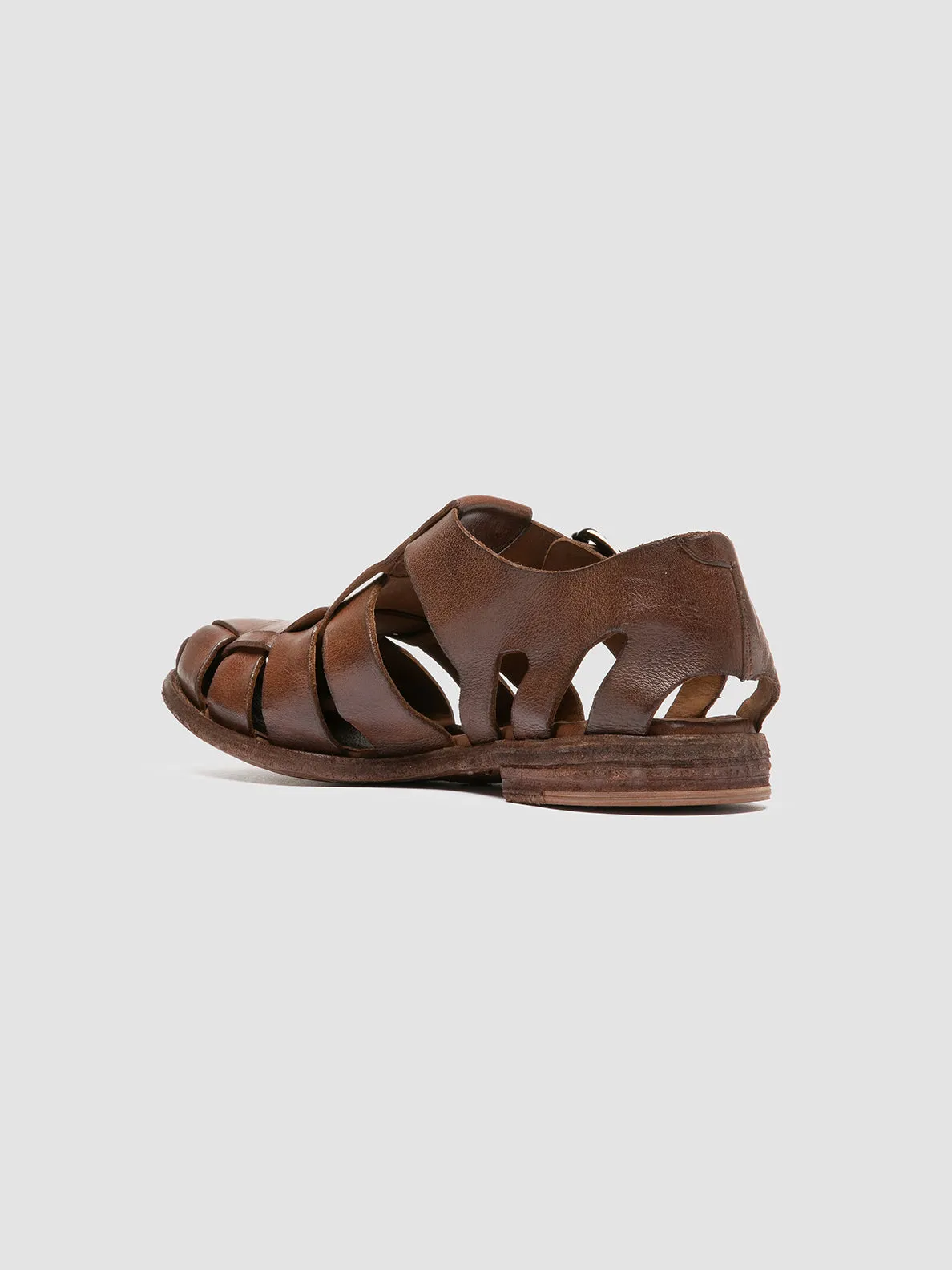 ARCHIVE 521 - Brown Leather Sandals