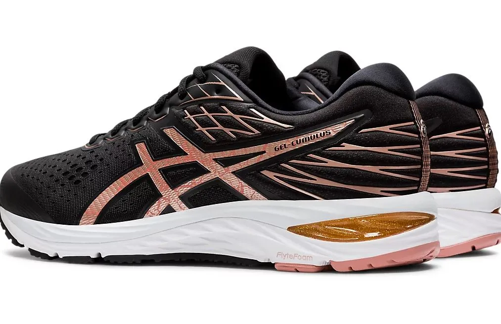 Asics Gel-Cumulus 21 Black & Rose Runner Black