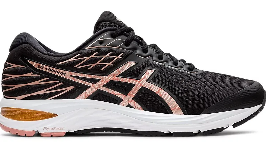 Asics Gel-Cumulus 21 Black & Rose Runner Black