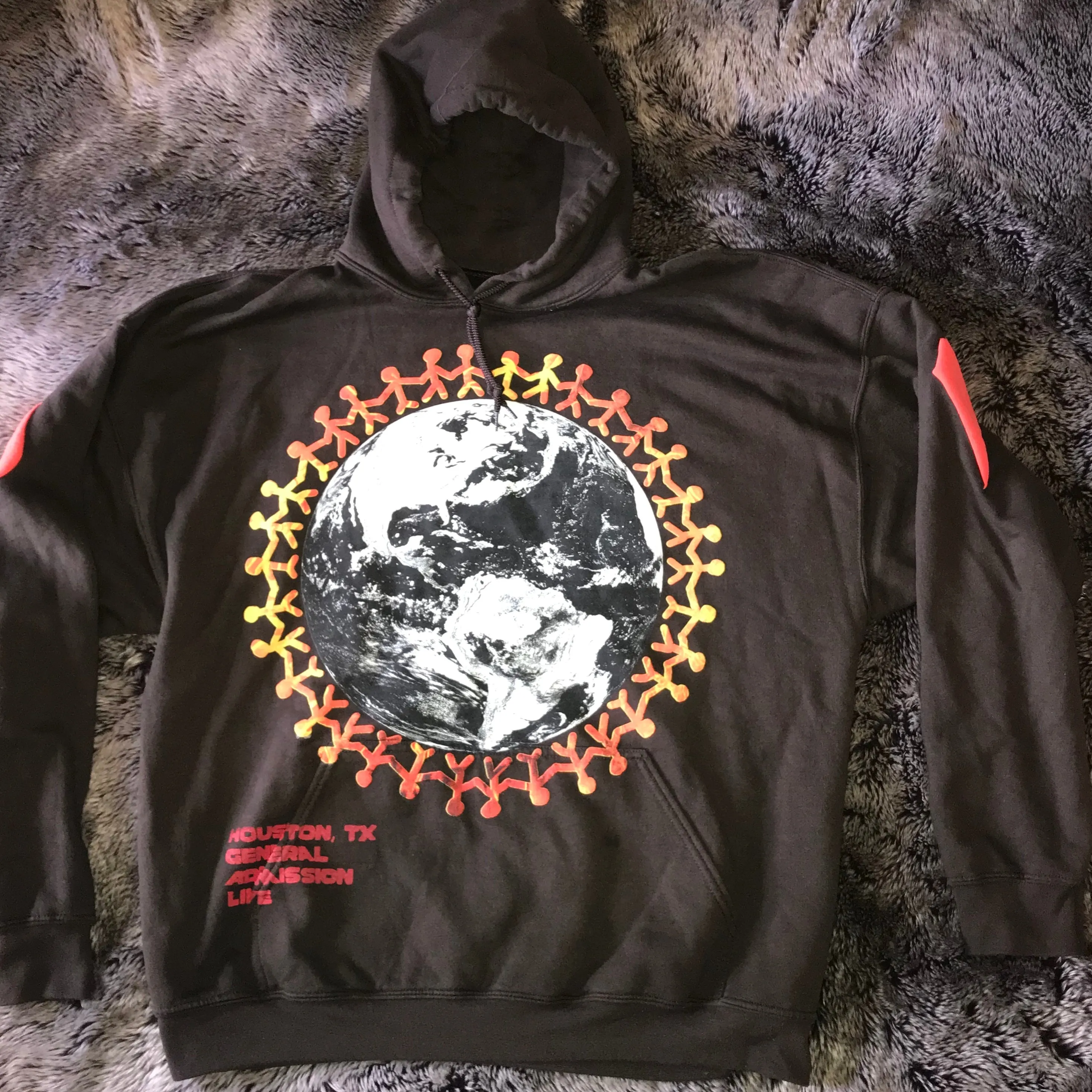 Astroworld Festival 2019 Globe Hoodie (Brown)