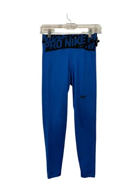 Athletic Leggings By Nike Apparel In Blue, Size: Xs