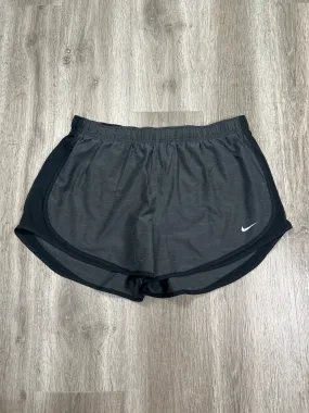 Athletic Shorts By Nike Apparel In Black & Grey, Size: Xl