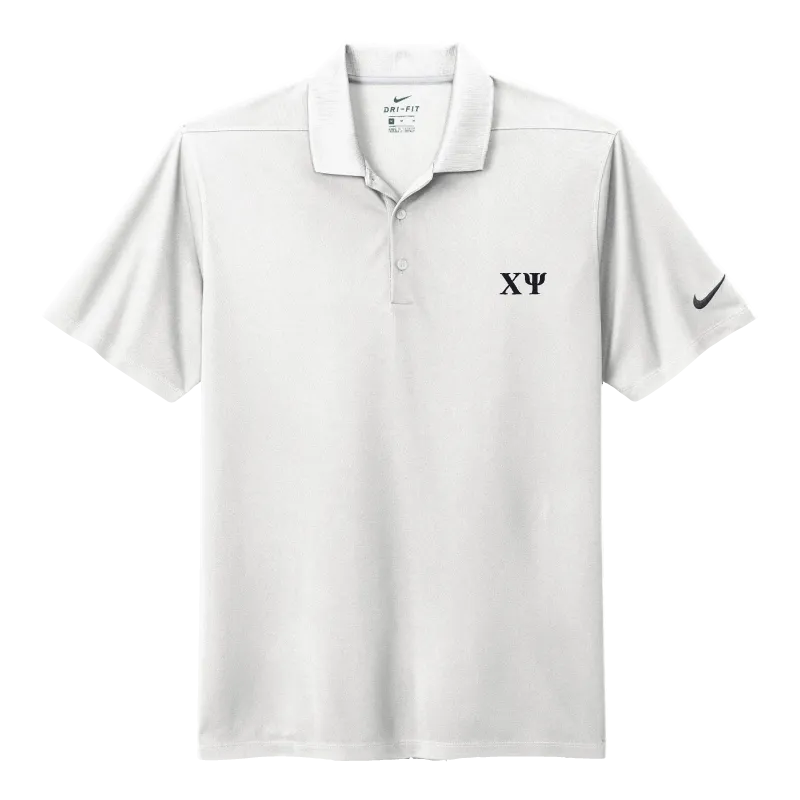 B-Greek - Back to School - Chi Psi Nike Polo (White)