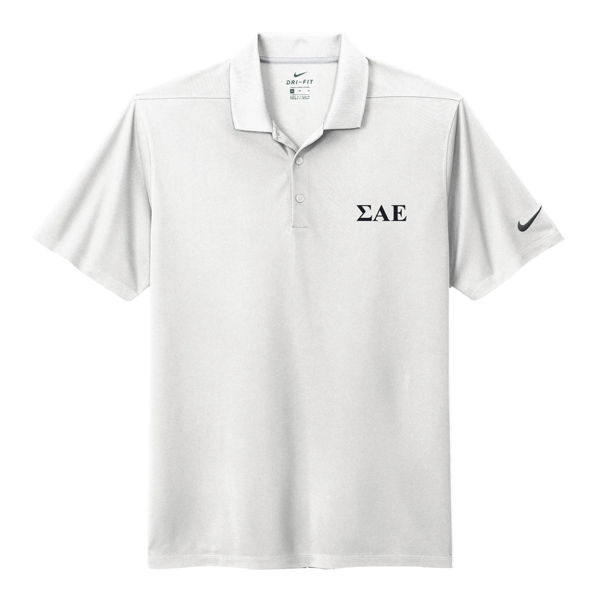 B-Greek - Back to School - Sigma Alpha Epsilon Nike Polo (White)