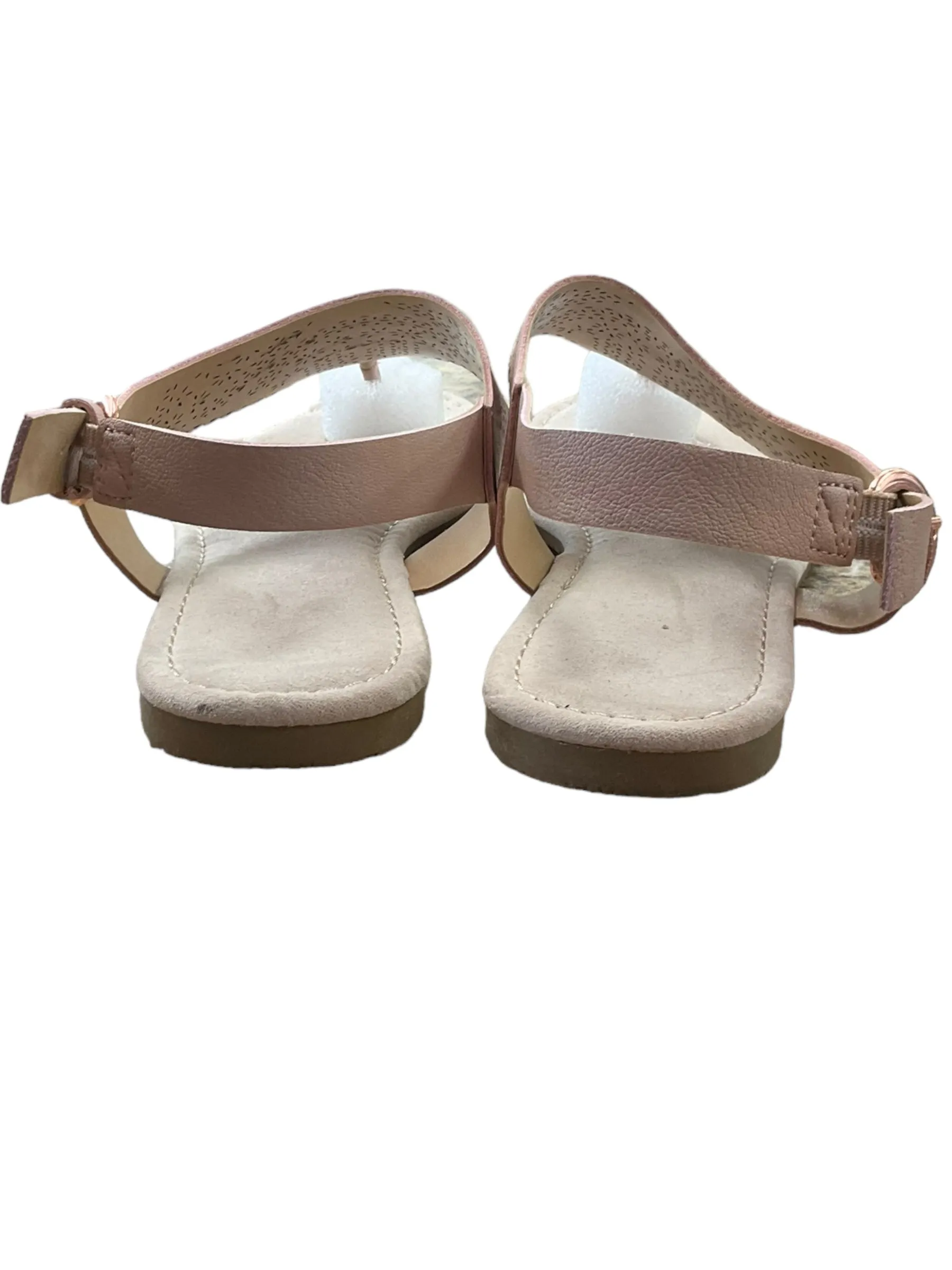 Beige Sandals Flats Lc Lauren Conrad, Size 10