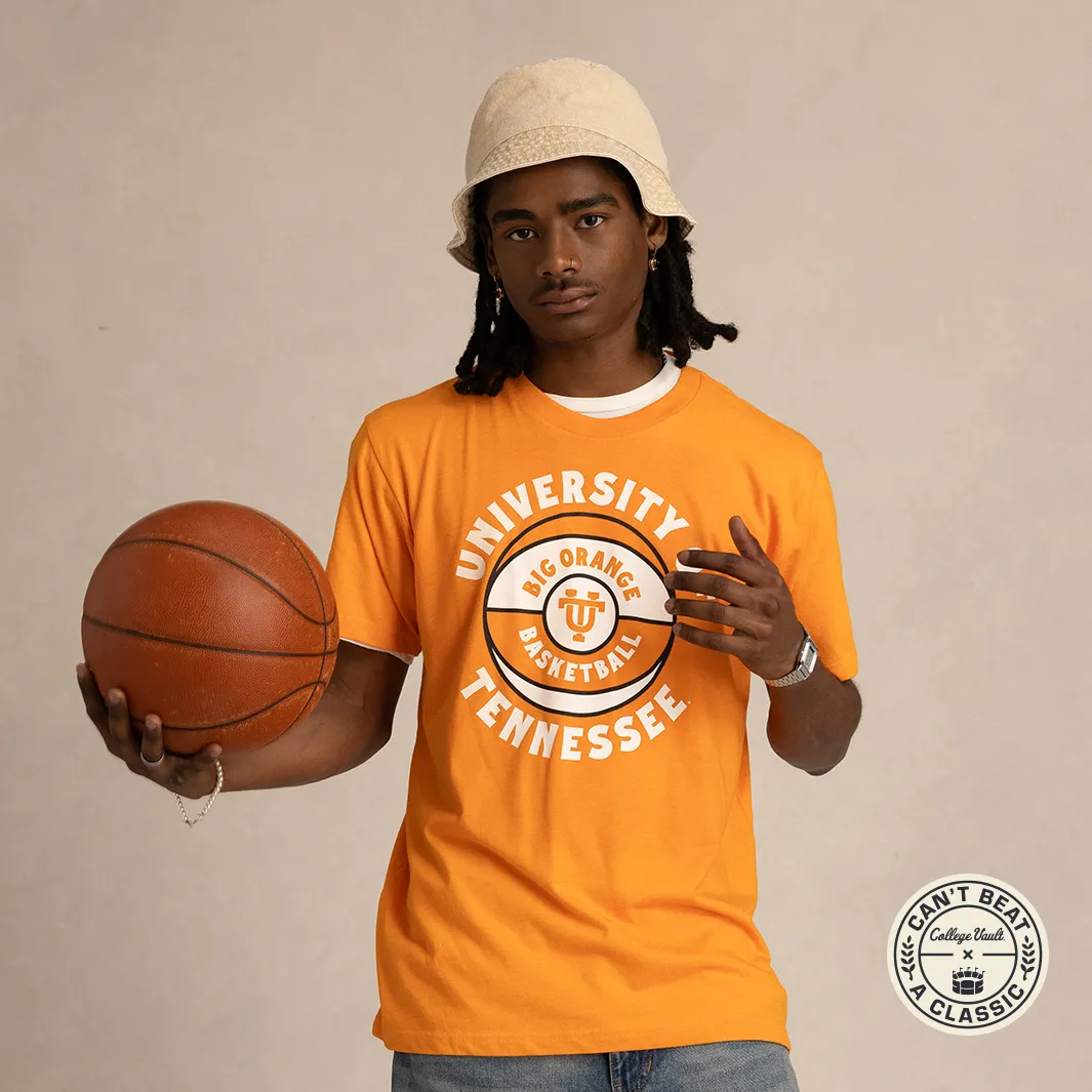 Big Orange Basketball Vintage Tennessee Tee