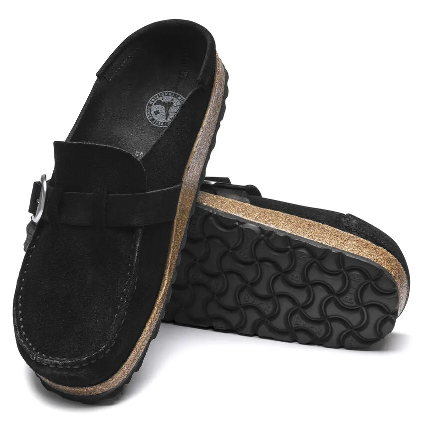 Birkenstock Women's Buckley - Black Suede Leather