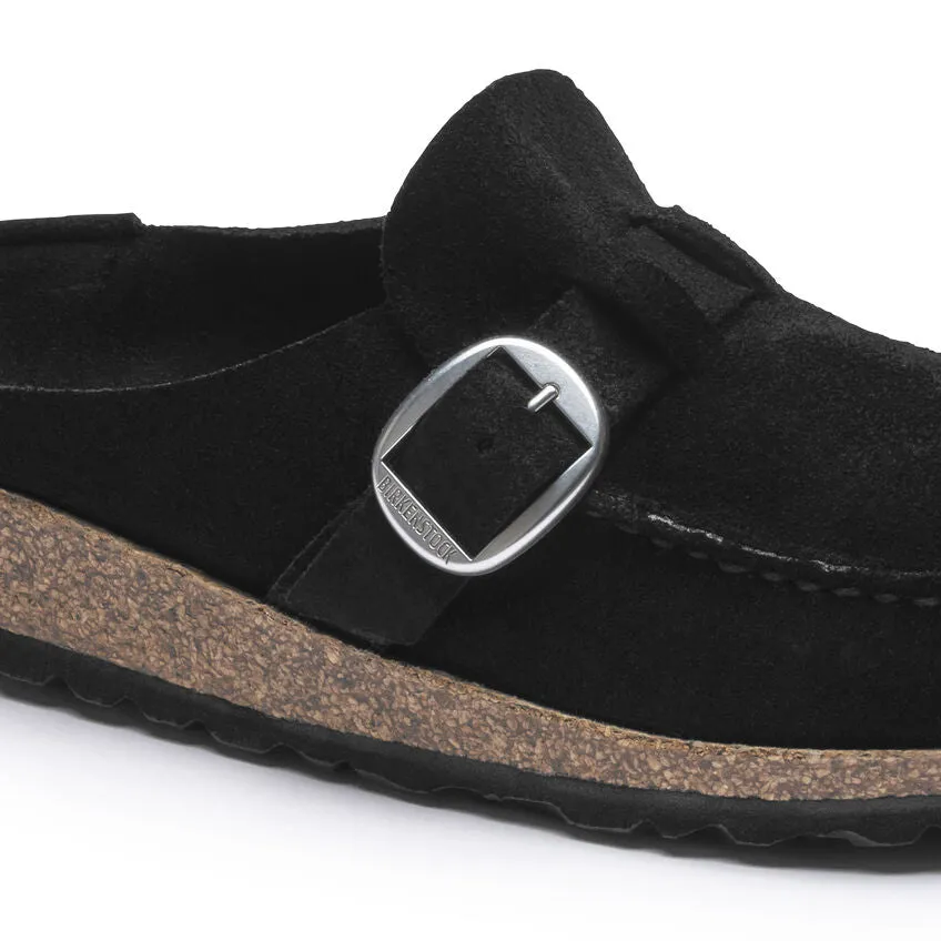 Birkenstock Women's Buckley - Black Suede Leather