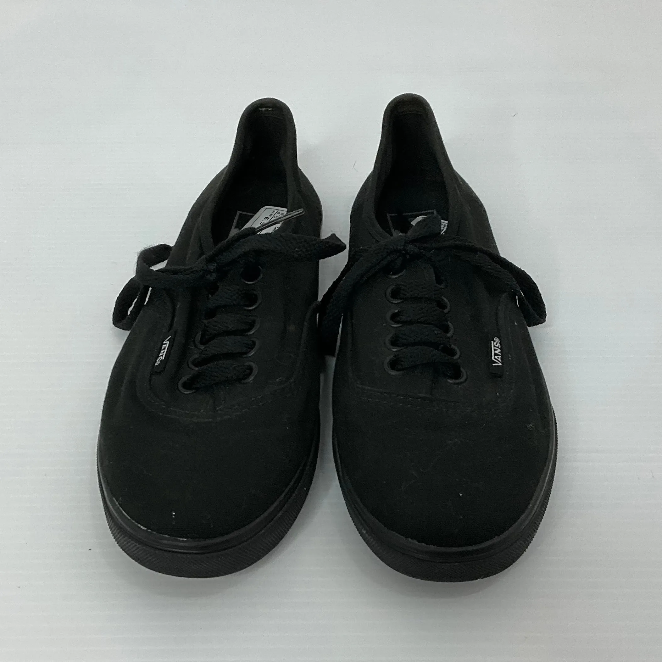 Black Shoes Sneakers Vans, Size 6.5