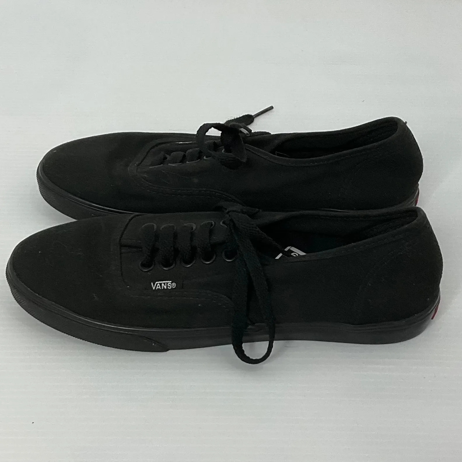 Black Shoes Sneakers Vans, Size 6.5