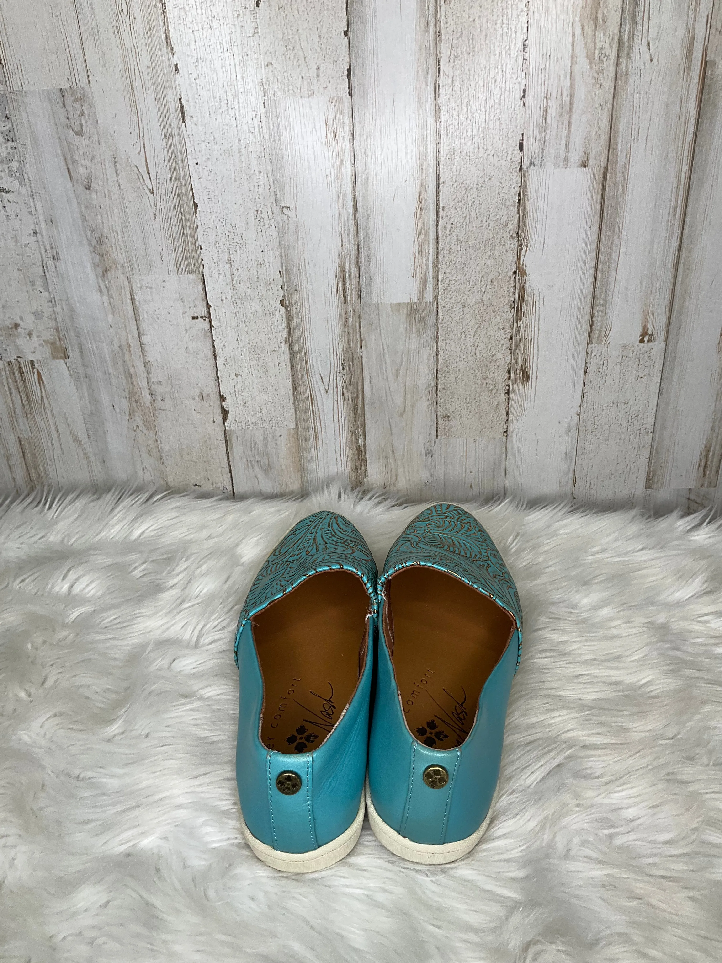 Blue Shoes Flats Patricia Nash, Size 7.5