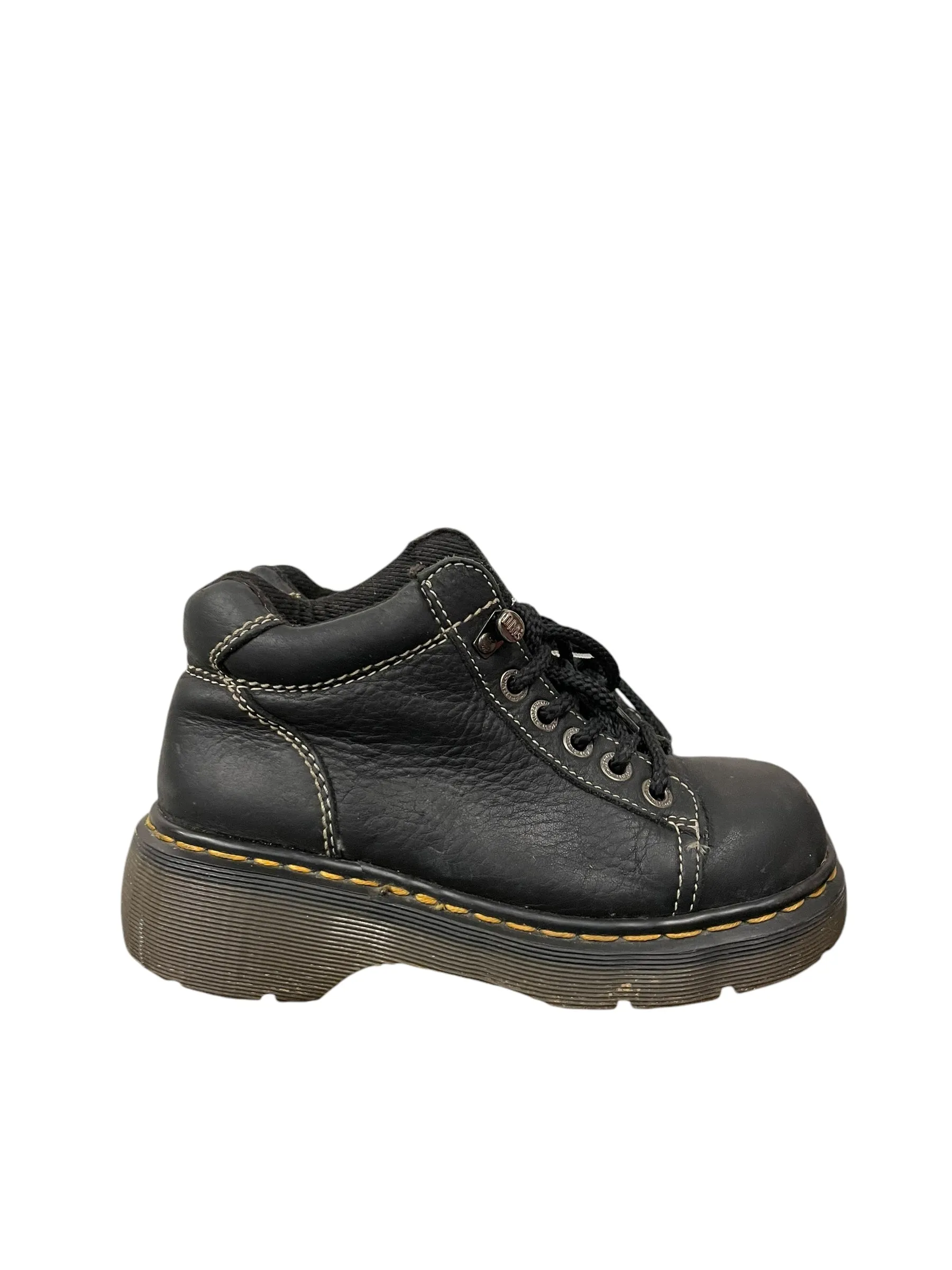 Boots Ankle Flats By Dr Martens In Black, Size: 6