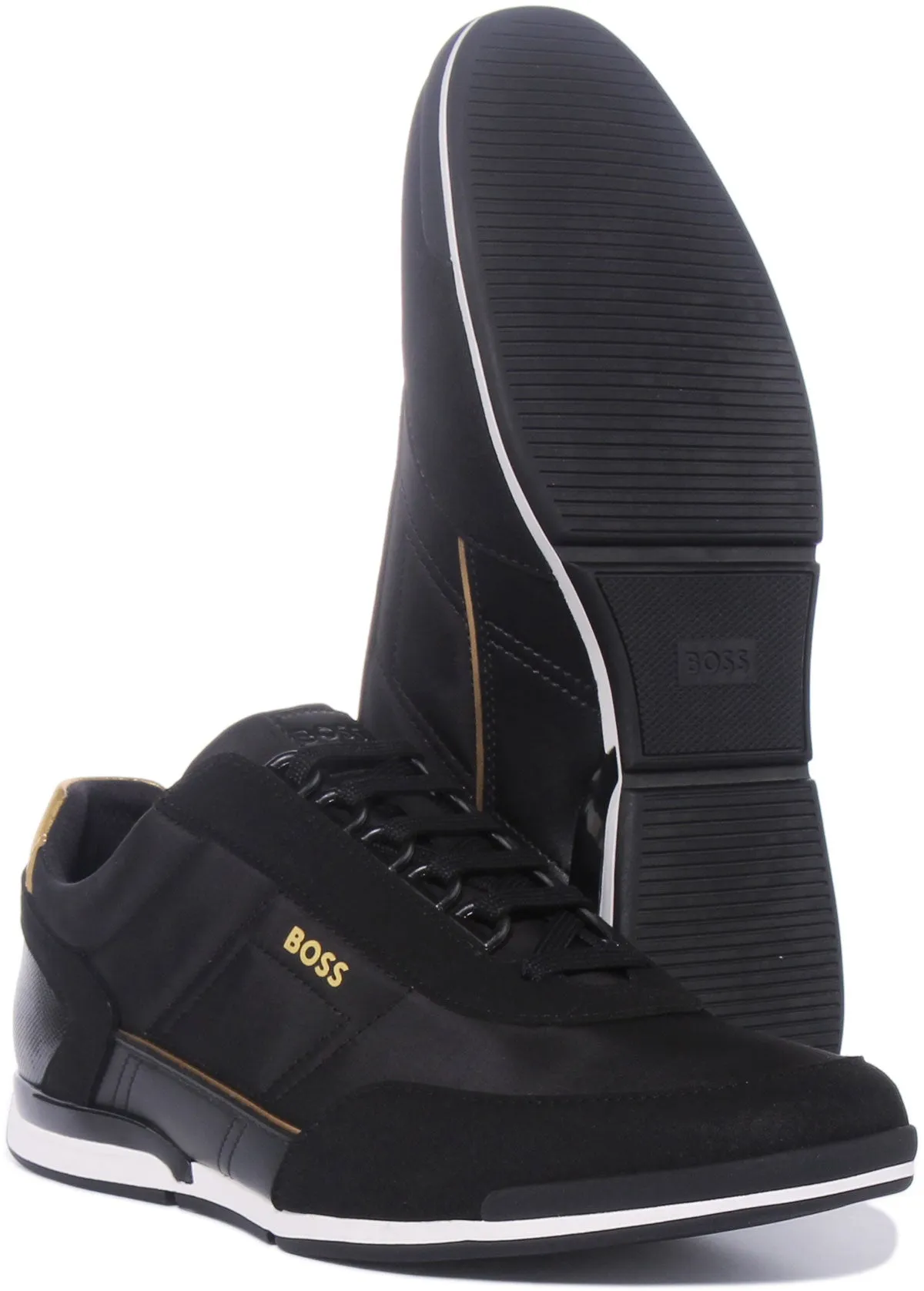 Boss Saturn Low In Black Gold For Men