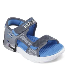 Boyâ€™s Skechers, S-Lights: Creature-Splash Sandal - Little Kid