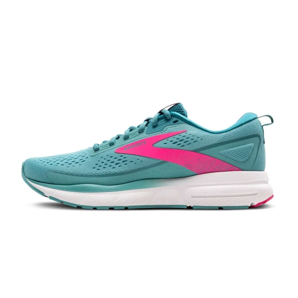 Brooks Trace 3 Women's Running Shoes AW24 Aqua/Storm/Pink