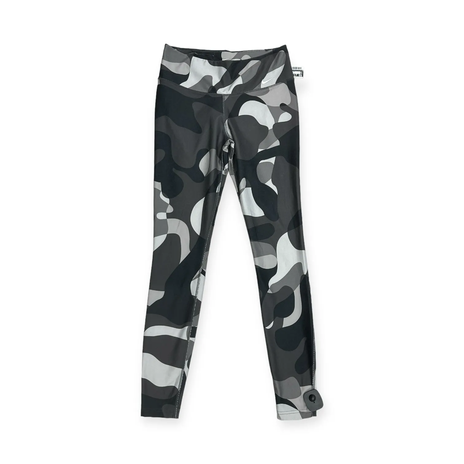 Camouflage Print Athletic Leggings Nike Apparel, Size M