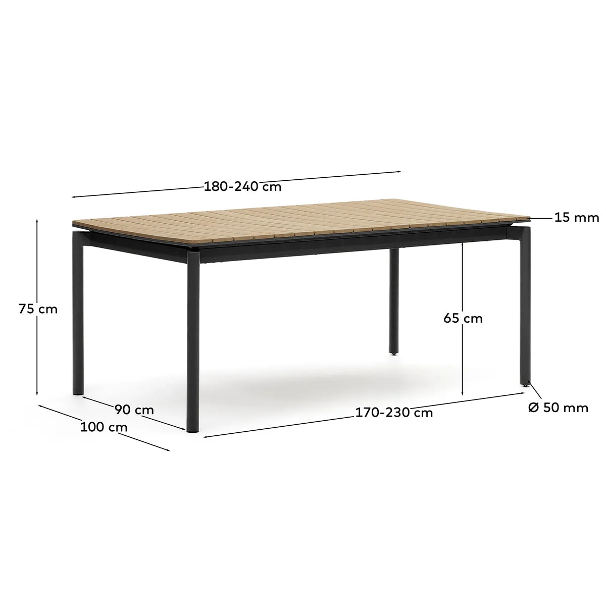 Canyelles Alfresco Extendable Dining Table